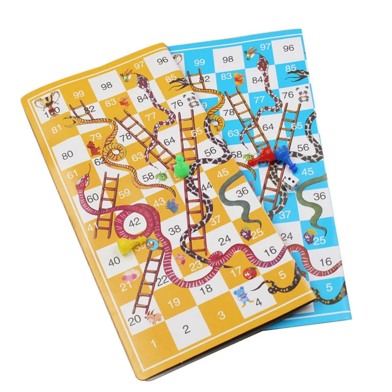 Wholesale Snakes and Ladders Enlightenment Desktop Checkers Snake Chess Digital Chess Snake Teenager Puzzle Game Chess Toys