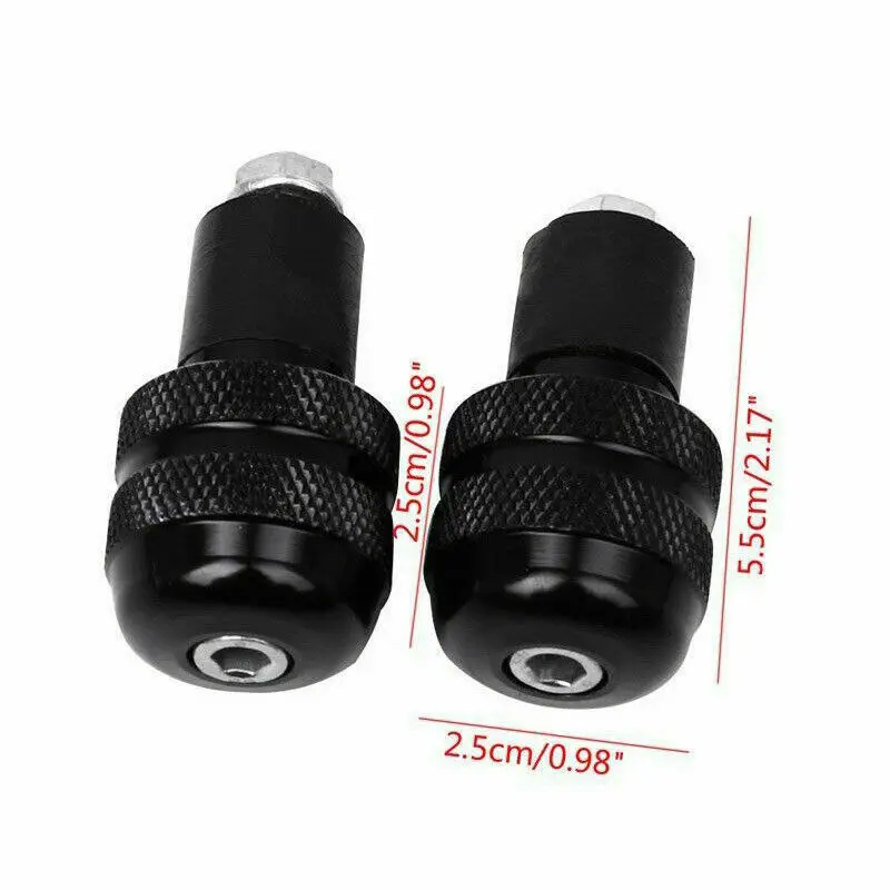 Alloy bike handlebar end plug cap bar end plug