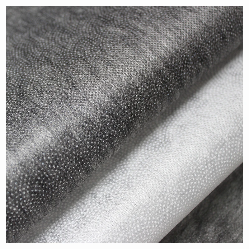 Thermal Bonded Non Woven Dot Interlining Strong Adhesive Paste Fusible Micro Double or Single Dot Interlining for Garment
