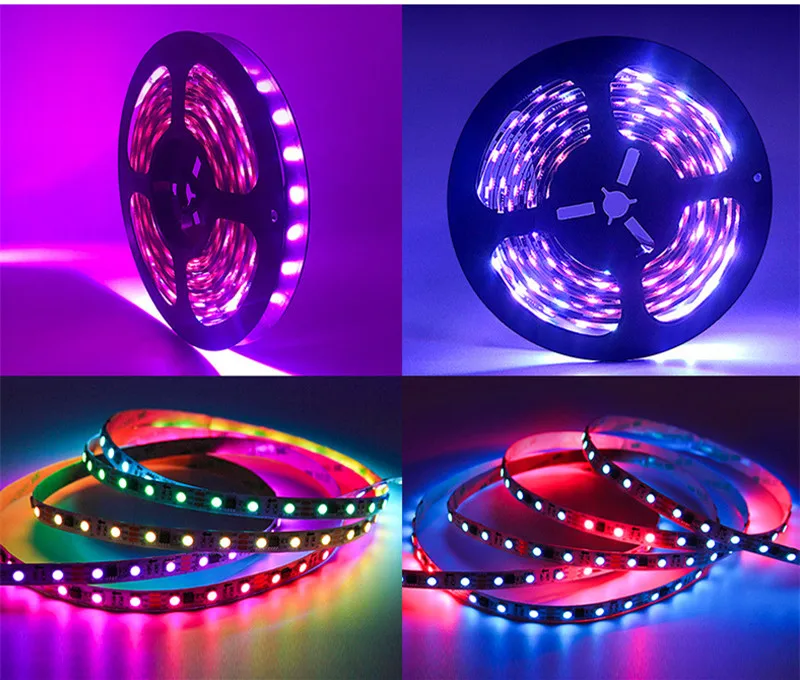 led 12v smart rgb led strip light running water changing color ledstrip 24v 5050 rgb led strip