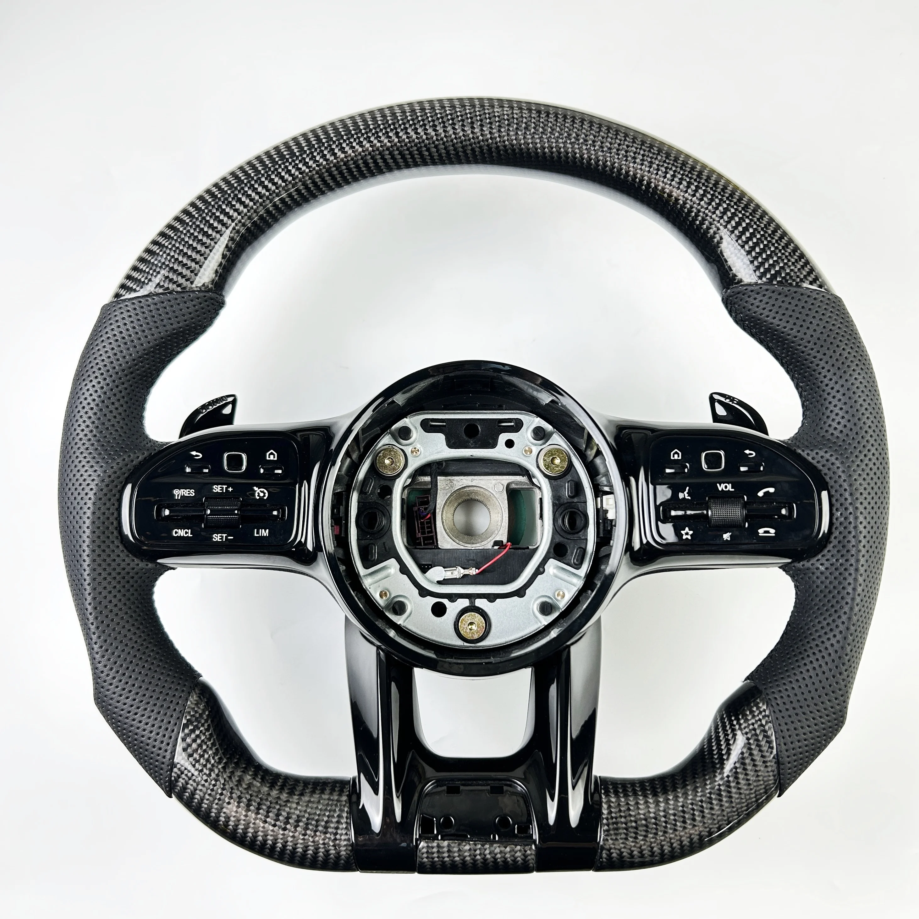Автомобильный руль для Mercedes-Benz W176 W213 W205 W253 C220 C257 ccls AMG 2016-2019 из углеродного волокна
