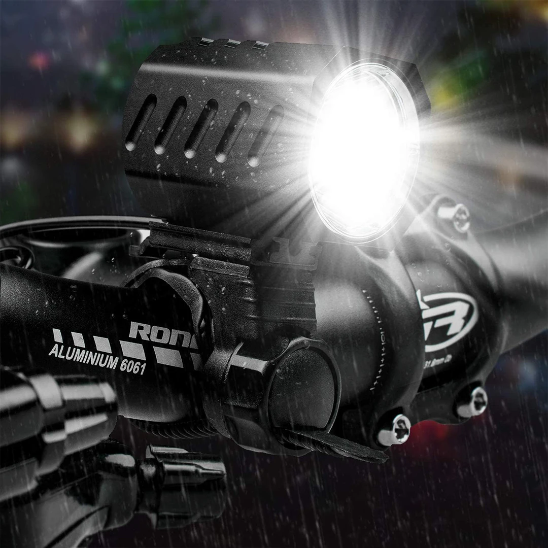 1200 Lumen LED Guide Light For Cyclists 2000 Lumen Super Bright Waterproof LED Light Bicycle Headlamp