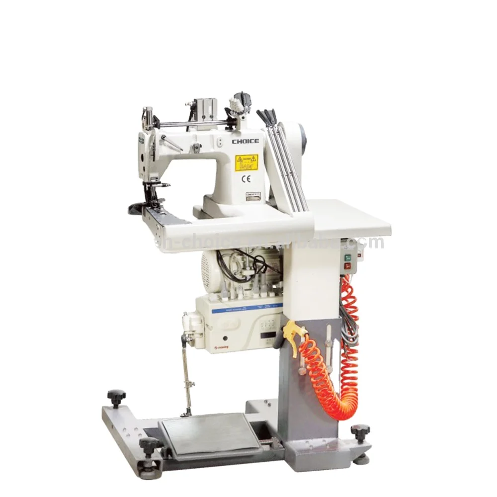 Gc9588xh-Mpf / Cv-T-Mh Automatic 3-Needle Sewing Machine Feed-Off-The-Arm Apparel Machinery With Pneumatic Belt Puller