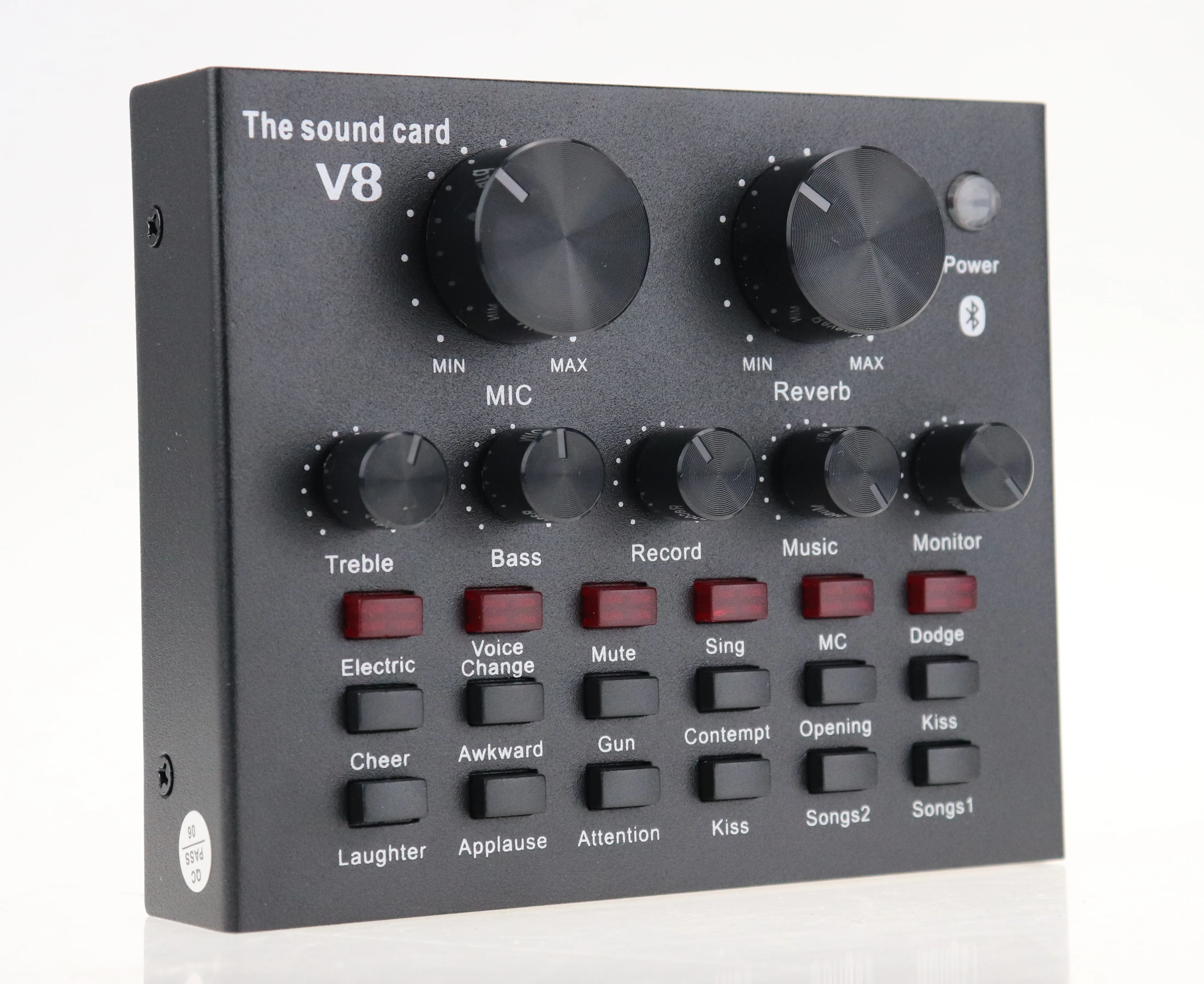 
Factory Price V8 Soundcard Hot Sale V8 Sound Card for Computer Phone 