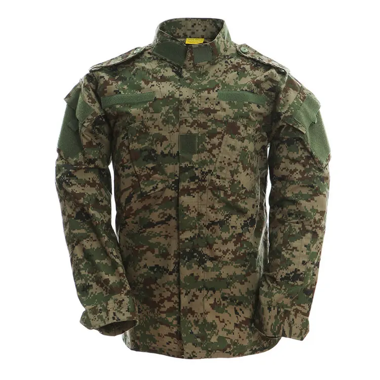 Cheap Work Clothes Many Pockets Anti-Shrink FG Camo Security Uniform