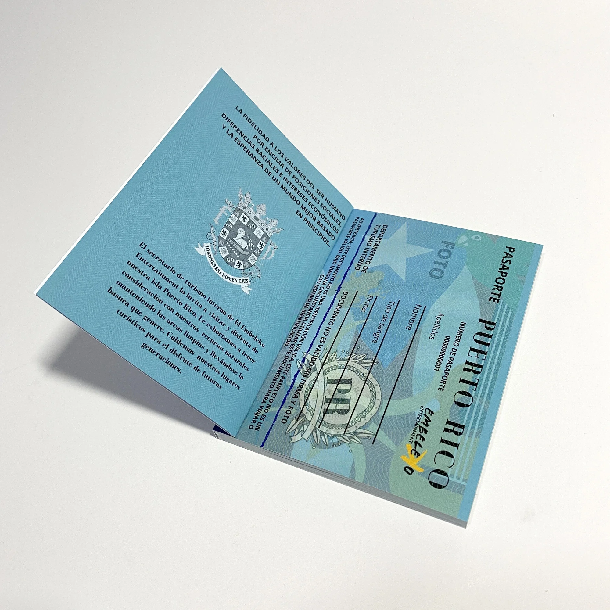 Wholesale customized high-quality hot-selling mini scenic spots tour guide introduction brochure passport printing