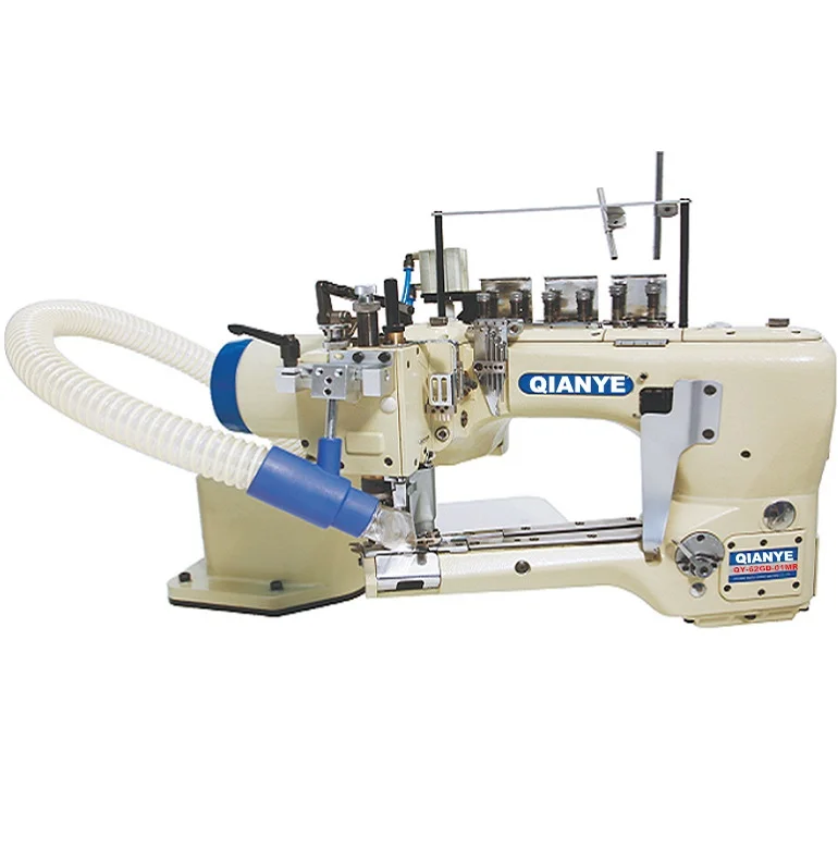 Qy-62G four needle six thread curved arm sewing machine, underwear boneless splicing machine