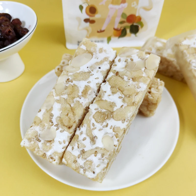 Chinese Manchu Traditional Pastry Snacks Shaqima Nutritious Soft Taste Leisure Snacks Shaqima