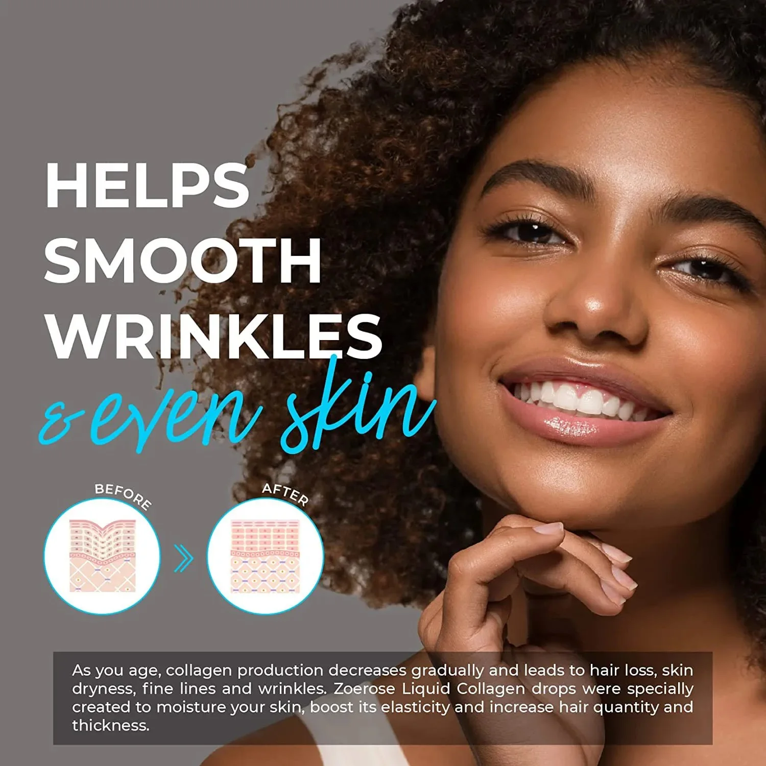 Hot Selling Private Brand Natural Hair Growth Supplement Biotin and Collagen Oral Liquid Supplement