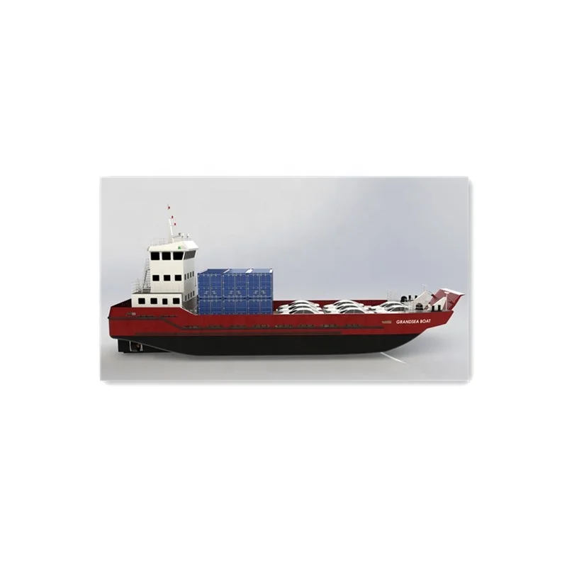 Grandsea 36m Sea and River Small Container Barge LCT Boat for Sale