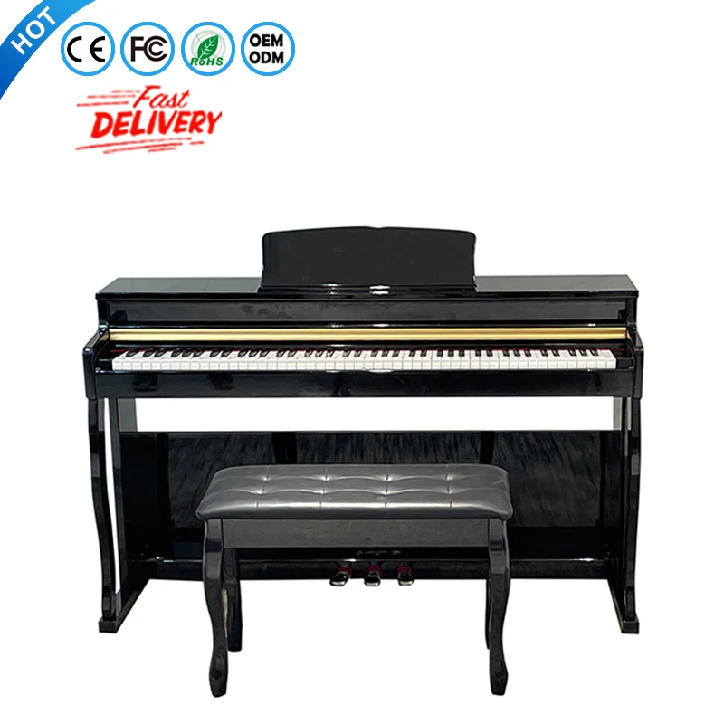 Cost-Effective Professional Teaching Use Portable 88 Key Standard Customization Electronic Digital Piano For Sale