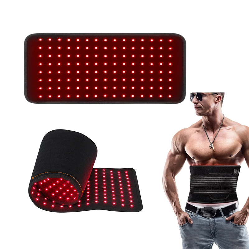 Индивидуальное похудение тела для похудения 660 нм 850 нм физиотерапия светодиодная инфракрасная оберточная терапия пояс с красным светом для облегчения боли