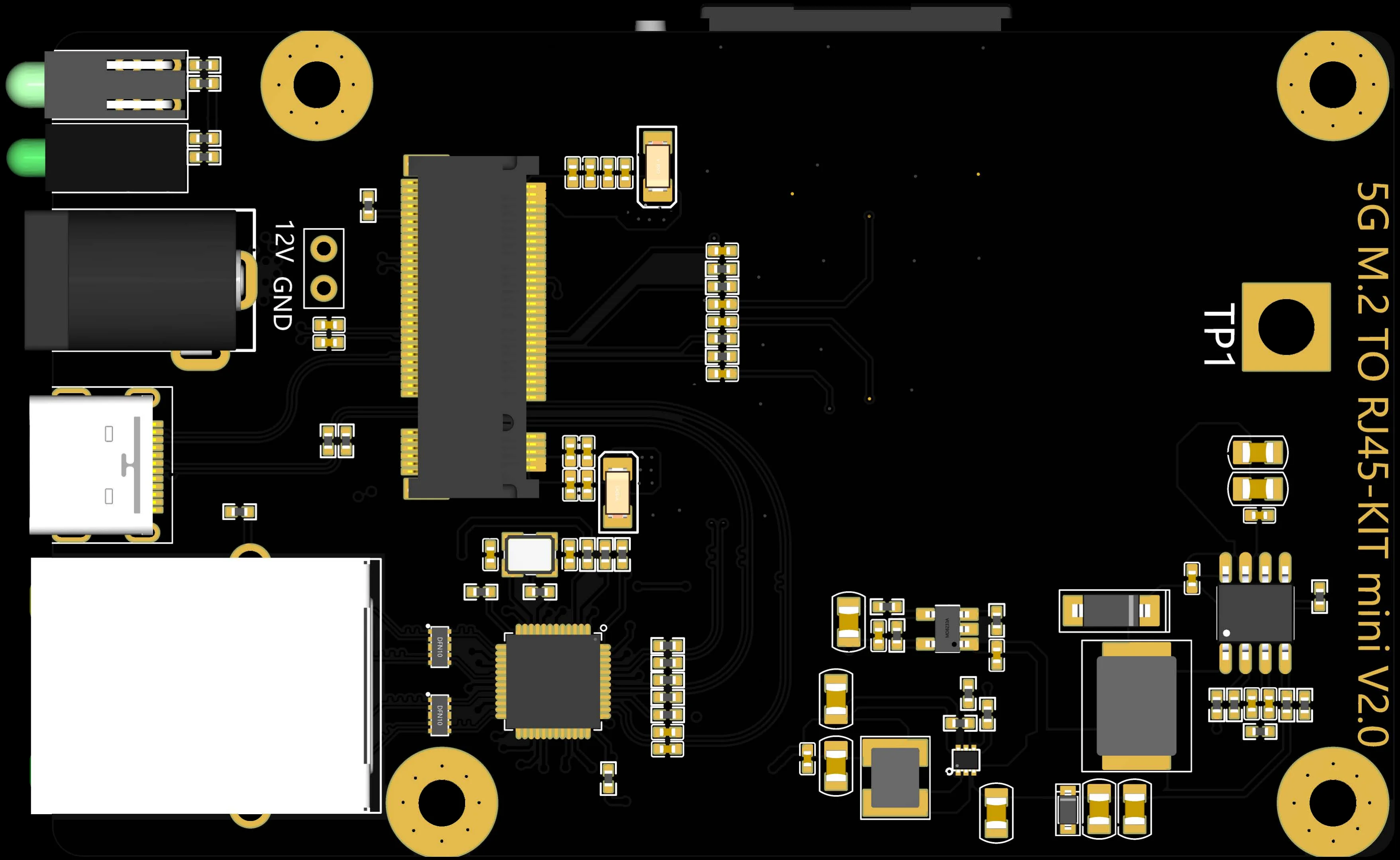 5g M.2 к Rj45 комплект Wwan карта адаптер с Sim Слот
