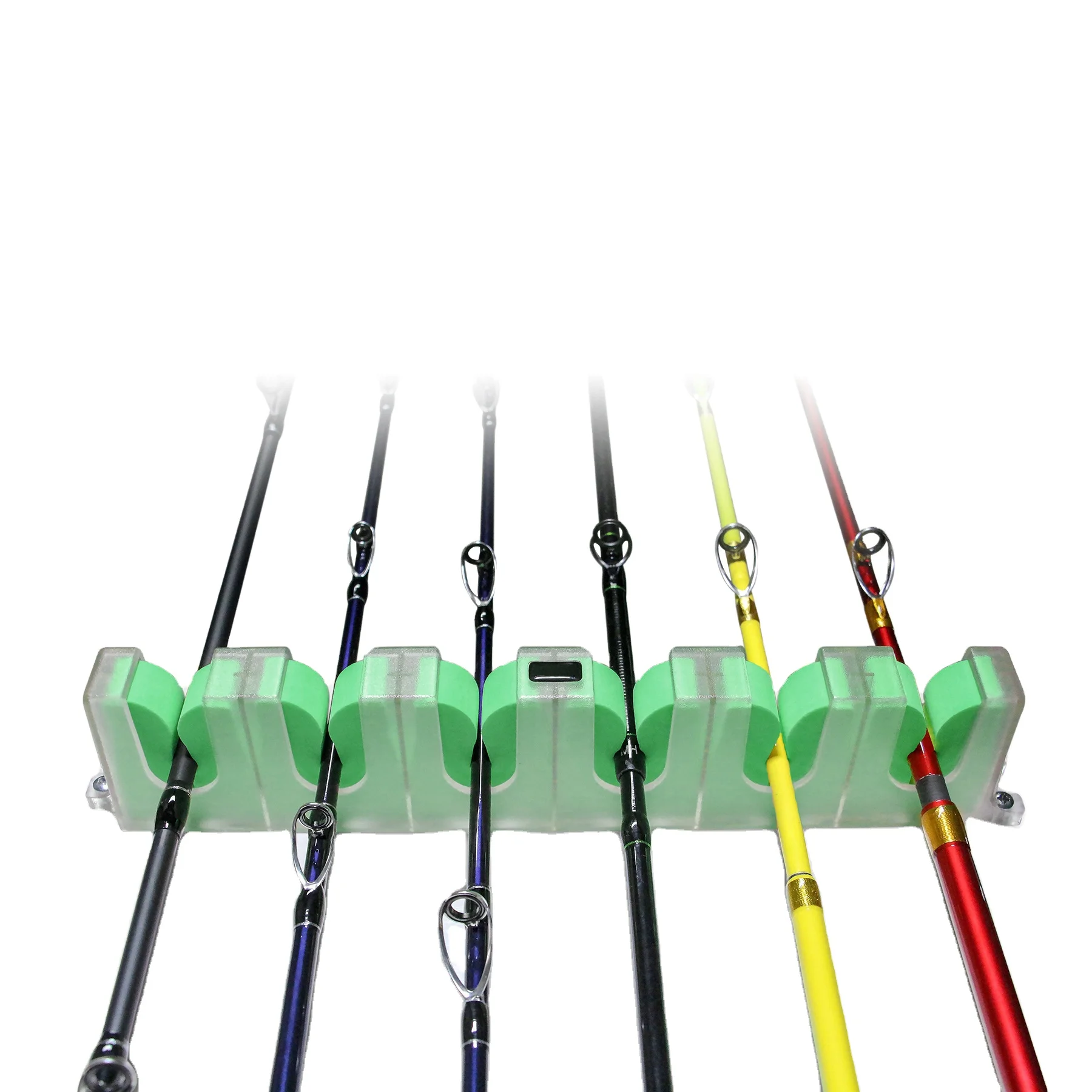 Красочный настенный подпорка для рыболовной удочки стеллаж выставки