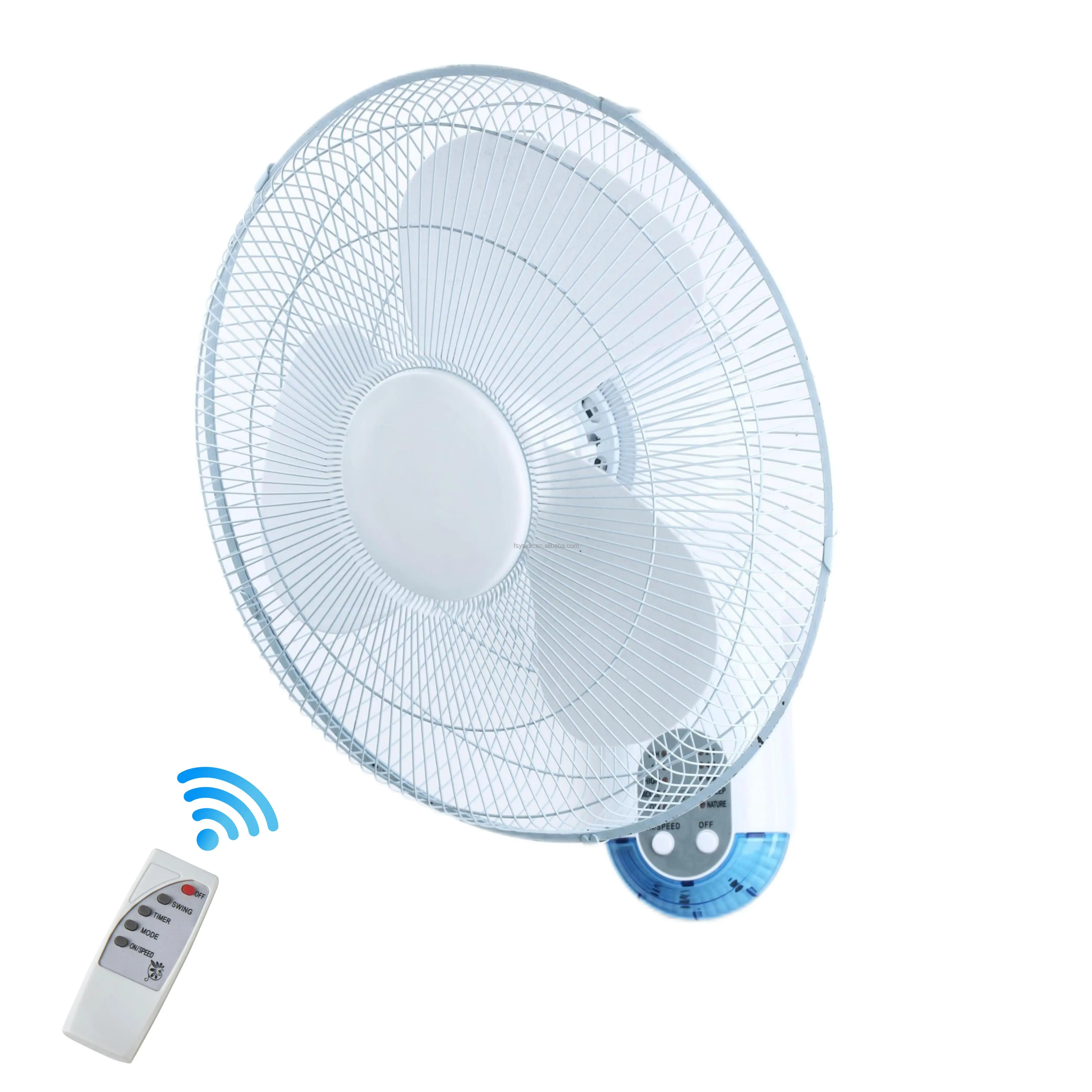 OEM appliance 220V wall mount oscillating fan factory price remote control