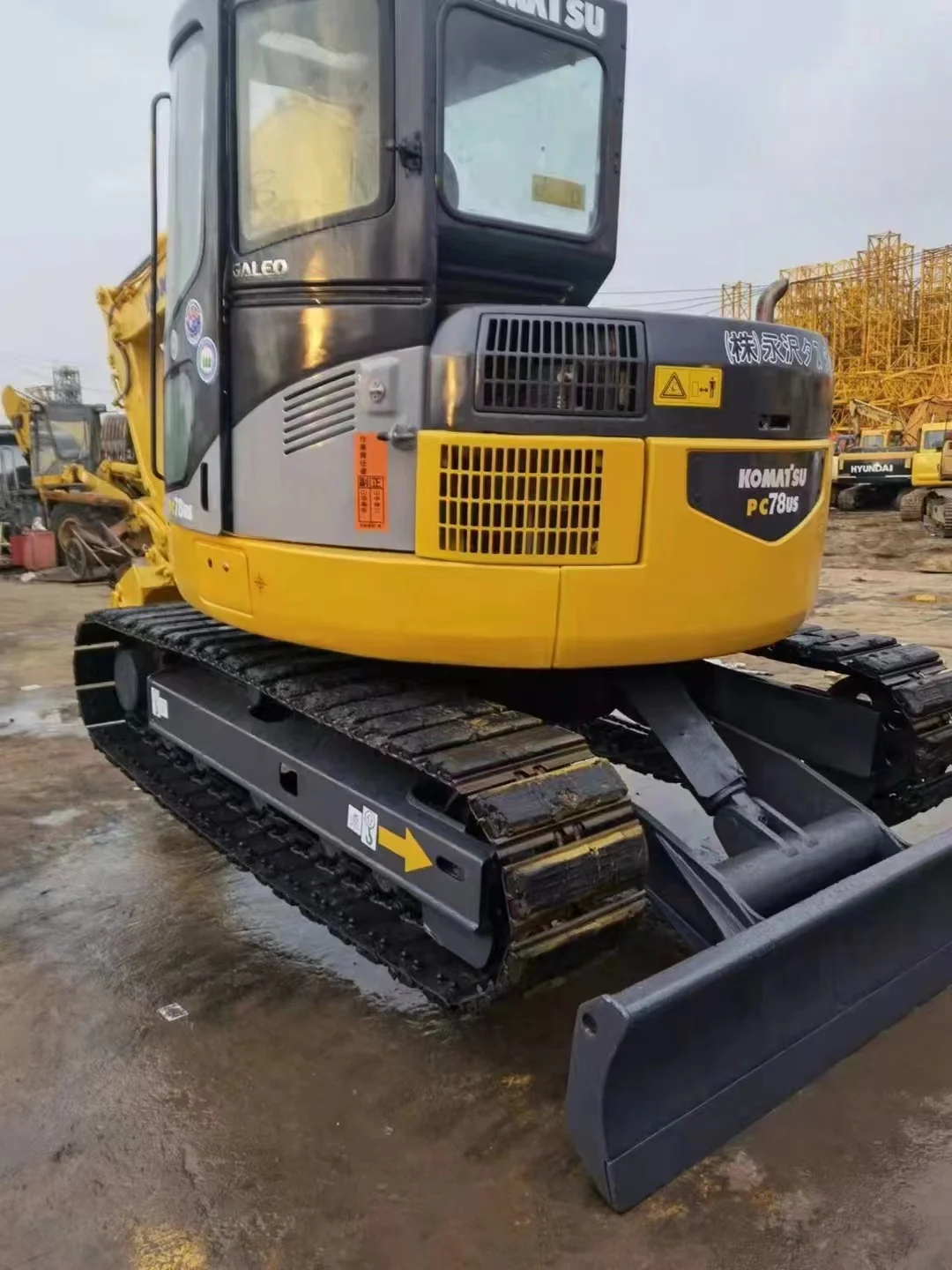 Экскаватор PC78US Komatsu 8 тонн б/у 6 7 гусеничный экскаватор PC60 PC70 PC78