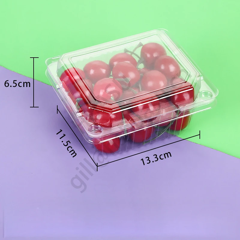 Heart shape plastic Fruit packaging box for strawberry  fruit and vegetables