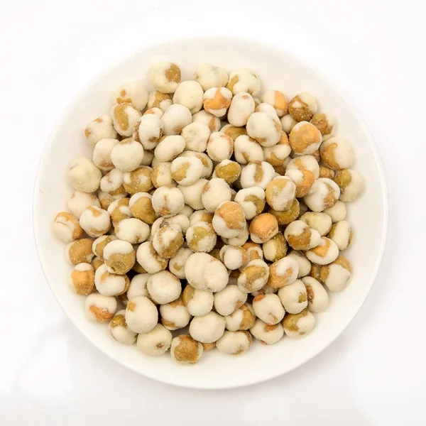 Натуральный зеленый горох с покрытием васаби, перерабатывающее растение, кошерное сертифицированное