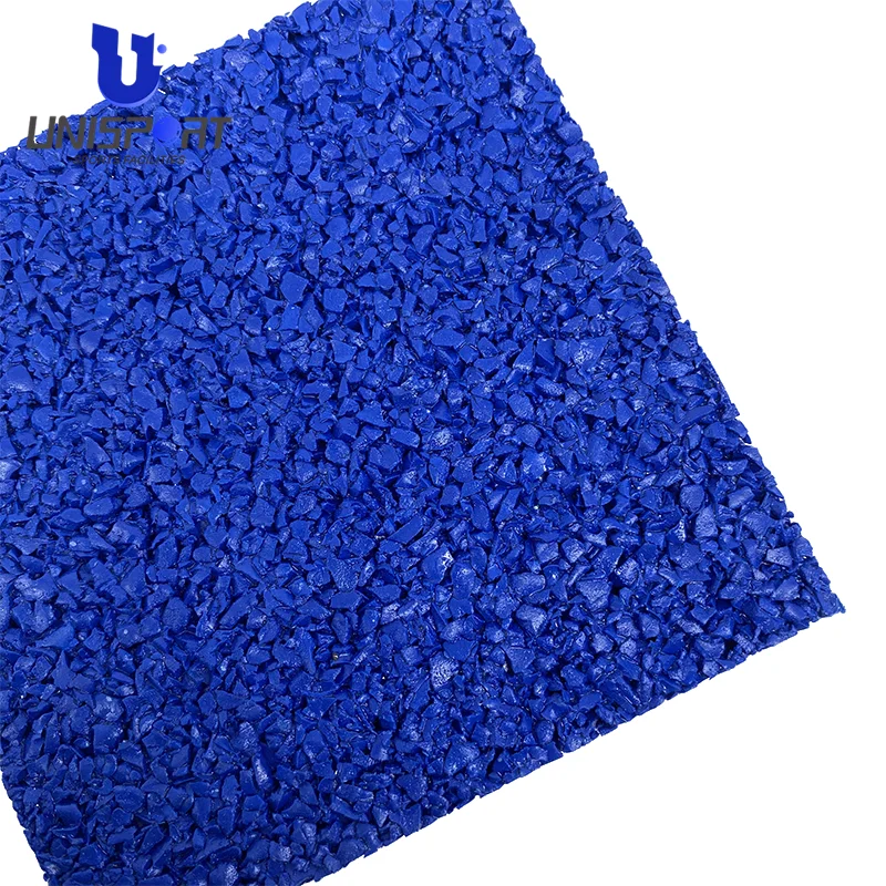 Unisport Custom Good Quality Colorful Epdm Rubber Granules For Kids Playground /Running Track