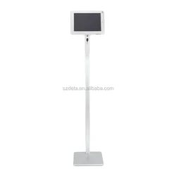 Newly retail antitheft security tablet floor stand for ipad with aluminum alloy material