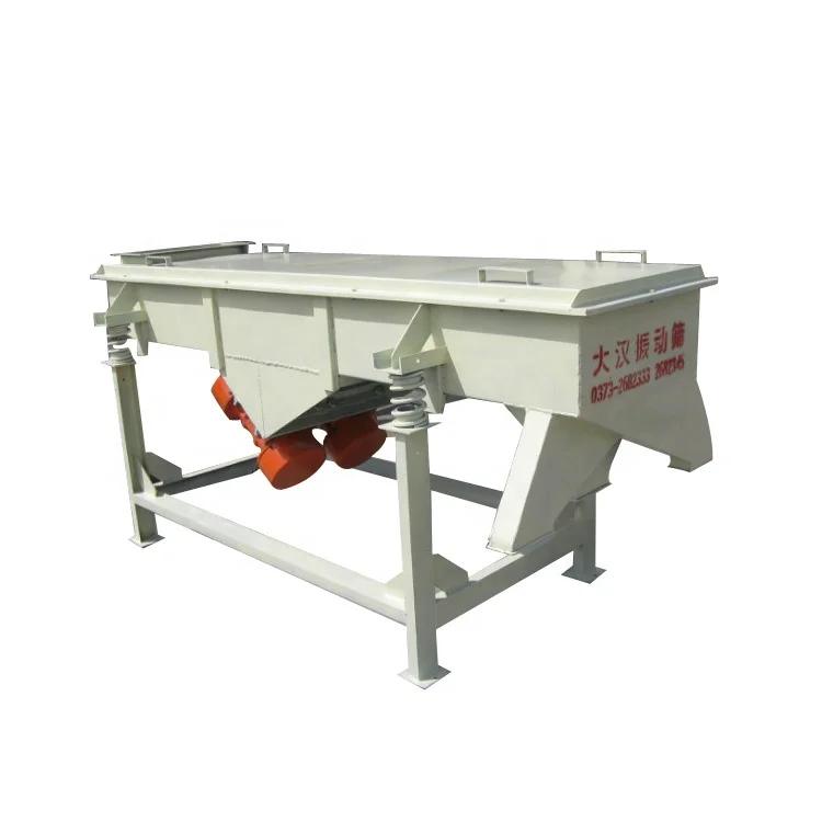 Cement Linear Vibrating Screen Particle Size Analysis Sieving Machine Electric