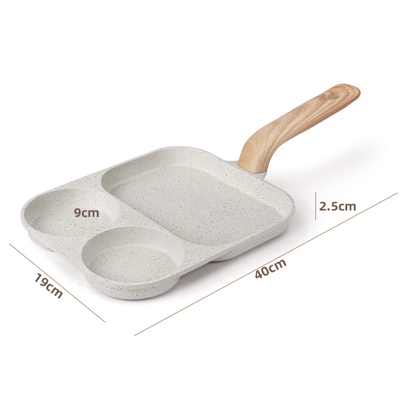 Household Gas Stove Induction Multifunctional Cooker Pan Egg Steak Pot Food Grade Nonstick Frying Pan Cookware