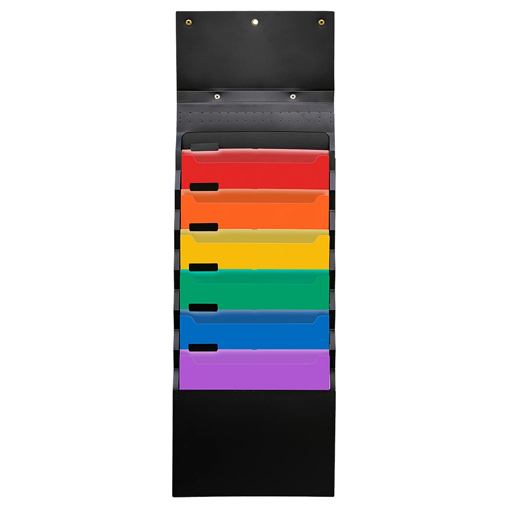 Подвесной органайзер для офиса, 5 карманов, тканевый органайзер для хранения каскадных документов