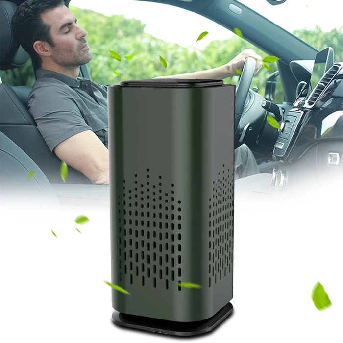 
Mini Portable Ionizer Car Air Purifier with HEPA Filter for Office Desk,New Car 