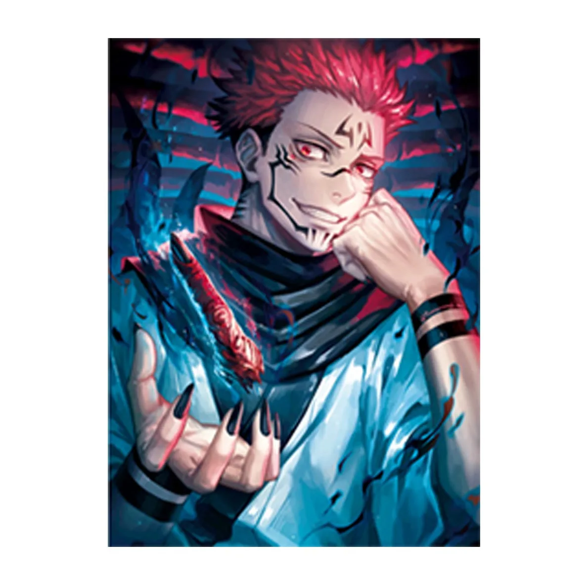 30*40 cm Japanese Anime Pictures Paintings 3D Motion Posters for Wall Decors