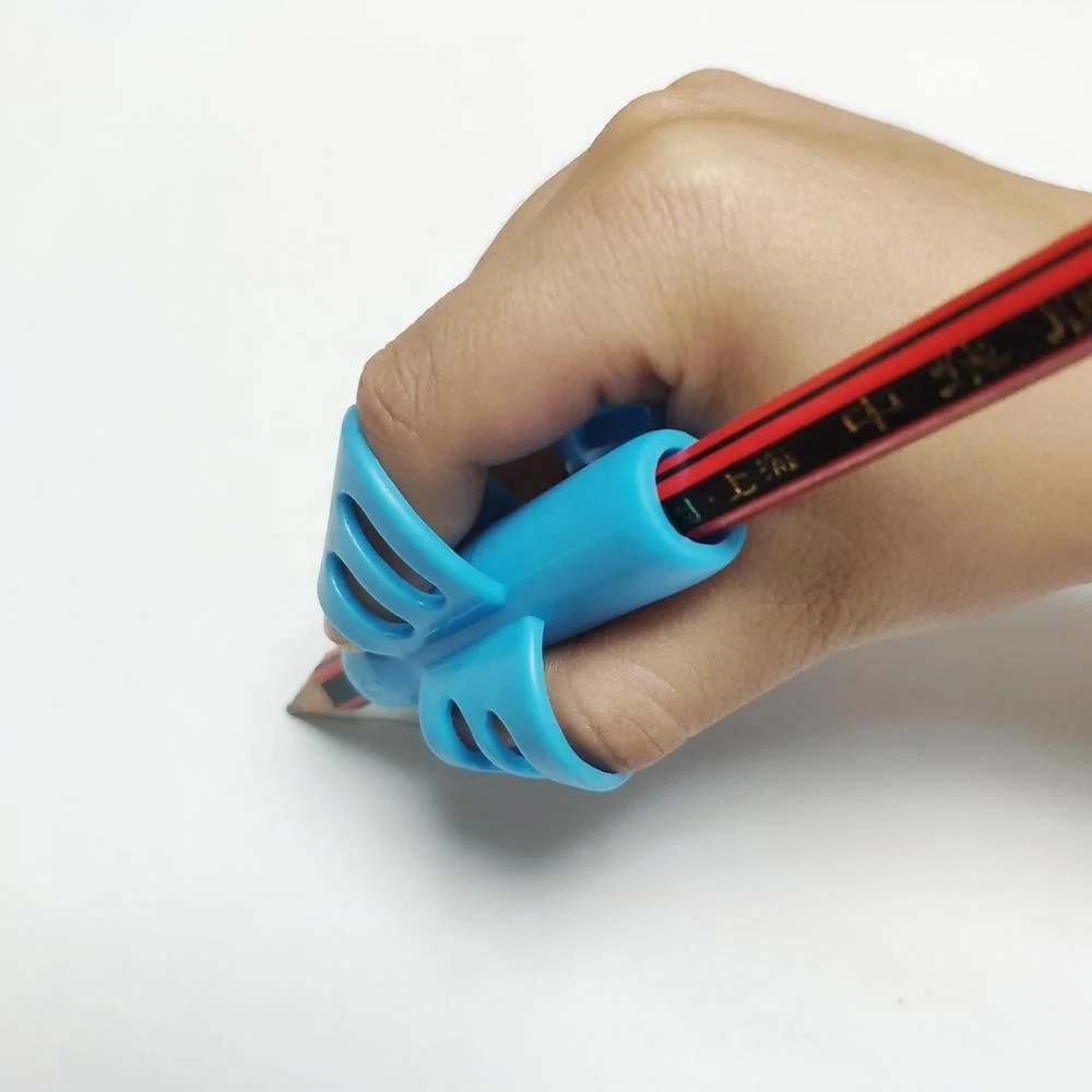 Hollow Shape Writing Posture Correction Device Tool Training Pencil Writing Aid Gripper Kid Preschoolers Writing Silicone Holder