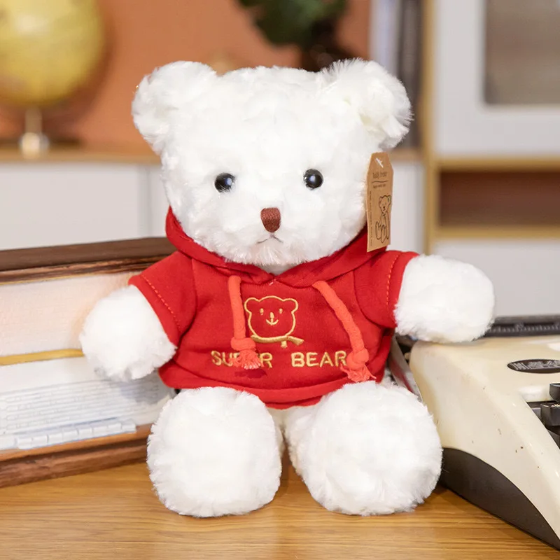 Low MOQ 30CM Teddy Bear Custom Personalized Butterfly Design Stuffed Plush Toy Holiday Gift Teddy Bear Plush Doll