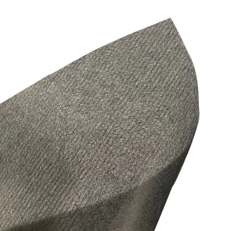 HENGLV Nickel Plated Carbon Fiber Surface Felt Battery Shielding Carbon Fiber Felt Electromagnetic Wave Nickel Plated Carbon Felt