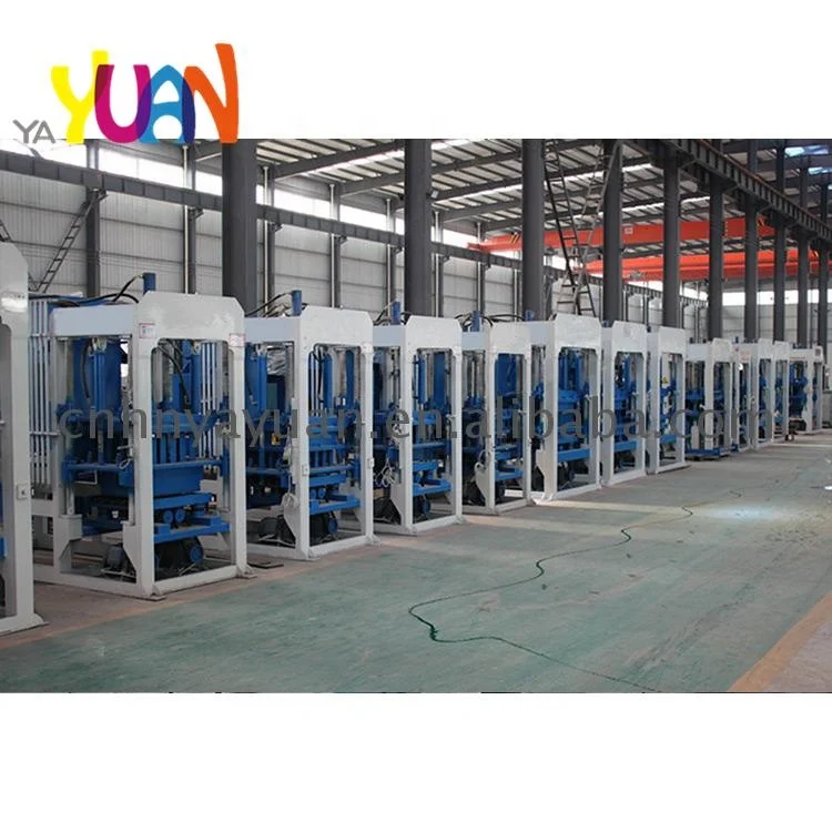 Automatic hydraulic press brick making machine cement brick making machine