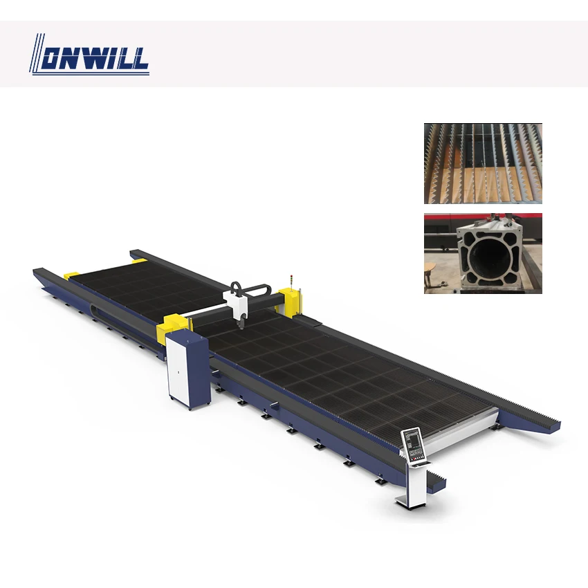 Detachable container loaded large format Gantry fiber laser cutting machine for cutting thick thin plates