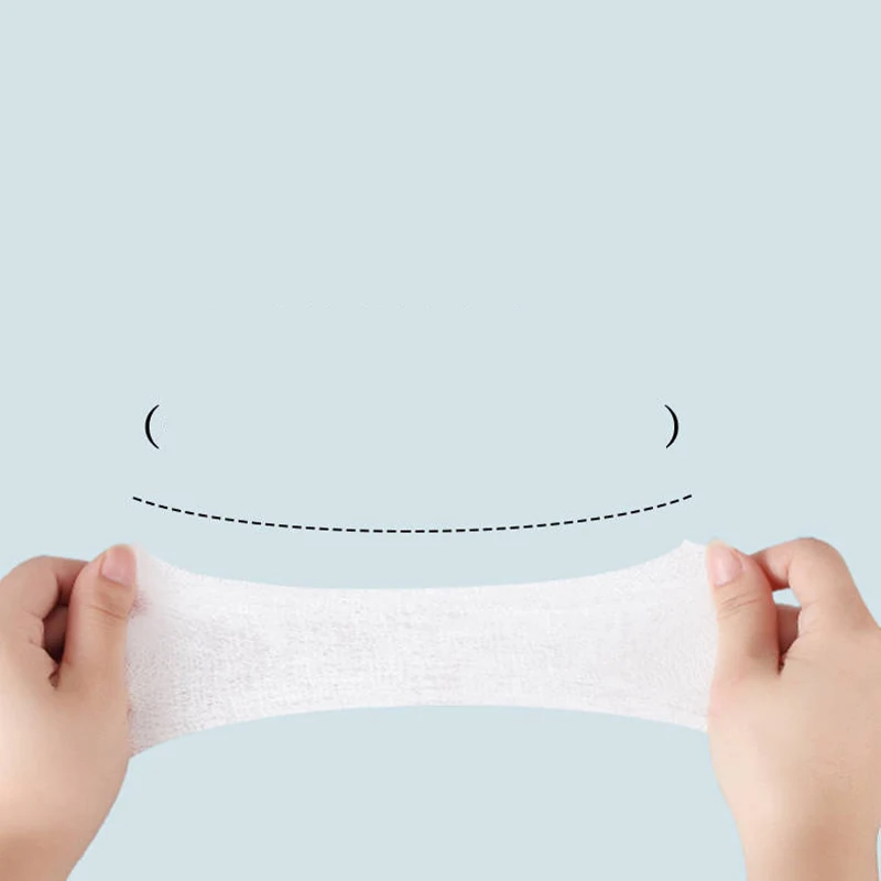 OEM тонкие влажные и сухие одноразовые ватные диски для лица, косметические инструменты для ухода за кожей, косметические ватные диски