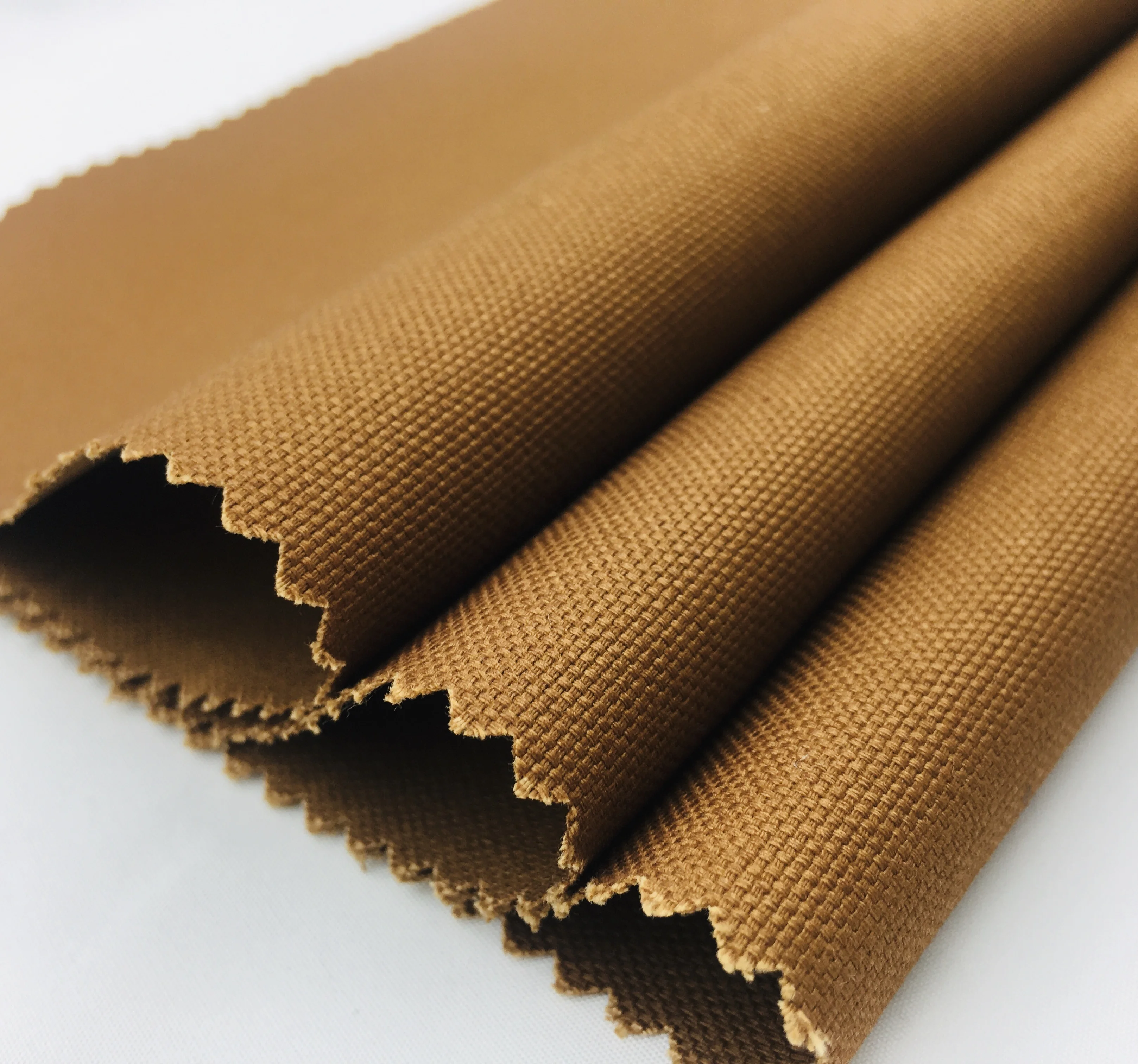 Eco friendly organic plain Thready Canvas Fabric 100% Cotton Fabric