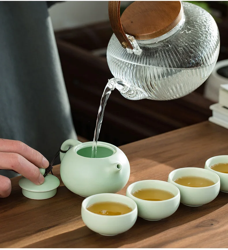 Оптовая продажа модный дешевый Подарочный китайский чайный набор Gongfu Самые продаваемые товары хорошая цена безопасная посудомоечная машина