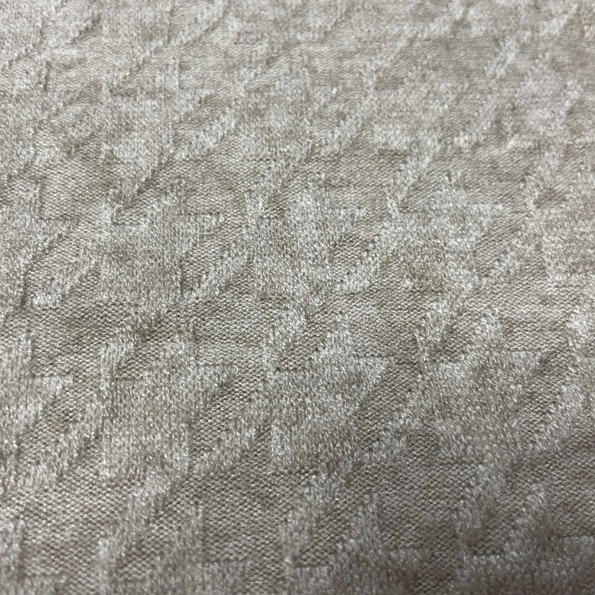 NTR Customized patter color Soft 50%Rayon 25%Poly  22%Nylon 3%Spandex Jacquard loose knit Fabric for Winter Sweaters