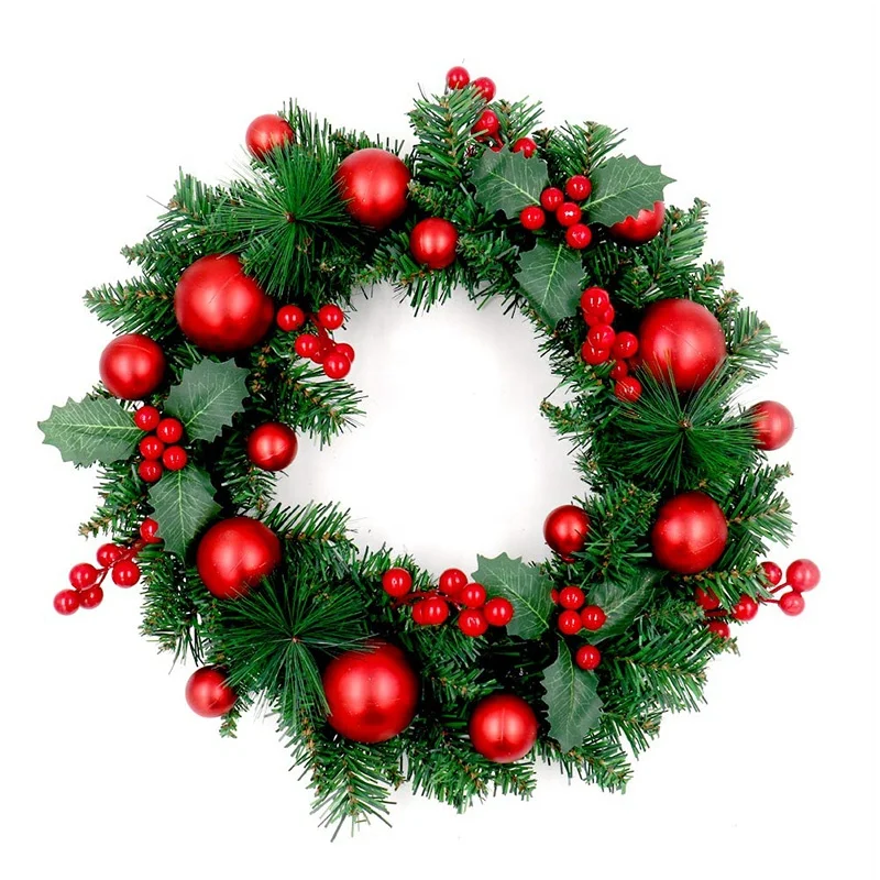 Wholesale handcraft indoor decorations easter egg artificial autumn leaves 3d christmas wreath light