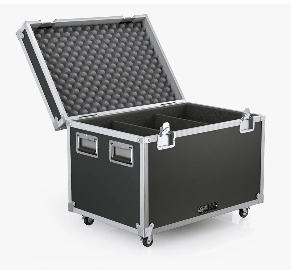 Custom Locking Aluminum Tool Carry Hardware Flight Foam Cases with Drawer for Equipment