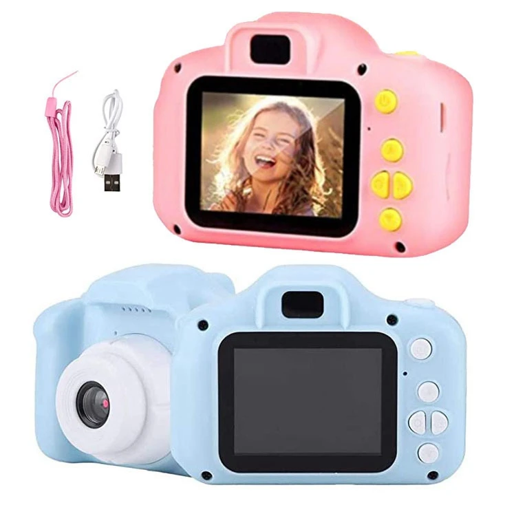 China Manufactory Dropship Kids Camera Children Mini Digital Camera Cute Cartoon Cam 13mp Slr Toys For Birthday 2 Inch Screen