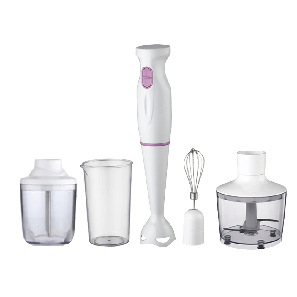Easy assembly and remove for clean with plastic stick hand blender set 300W