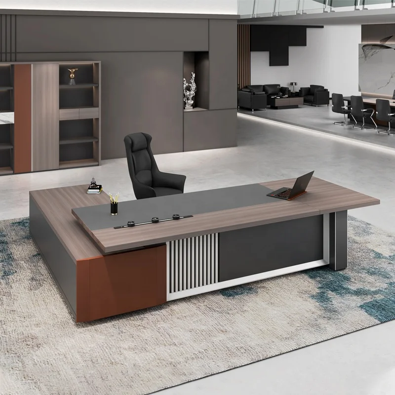 Modern Design CEO Furniture High End Luxury Office Big Boss Desk