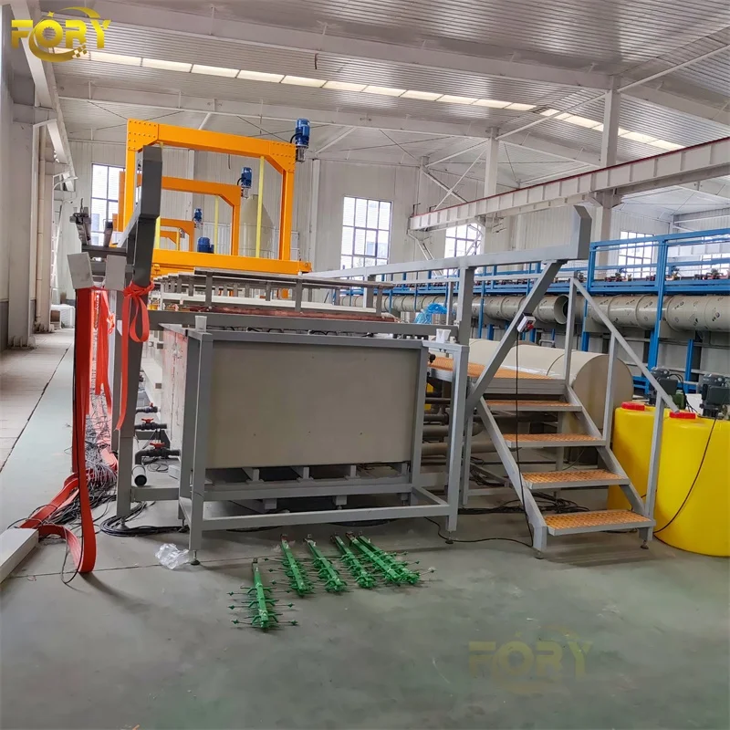 zinc plating barrel copper electroplating plant metal plating production line