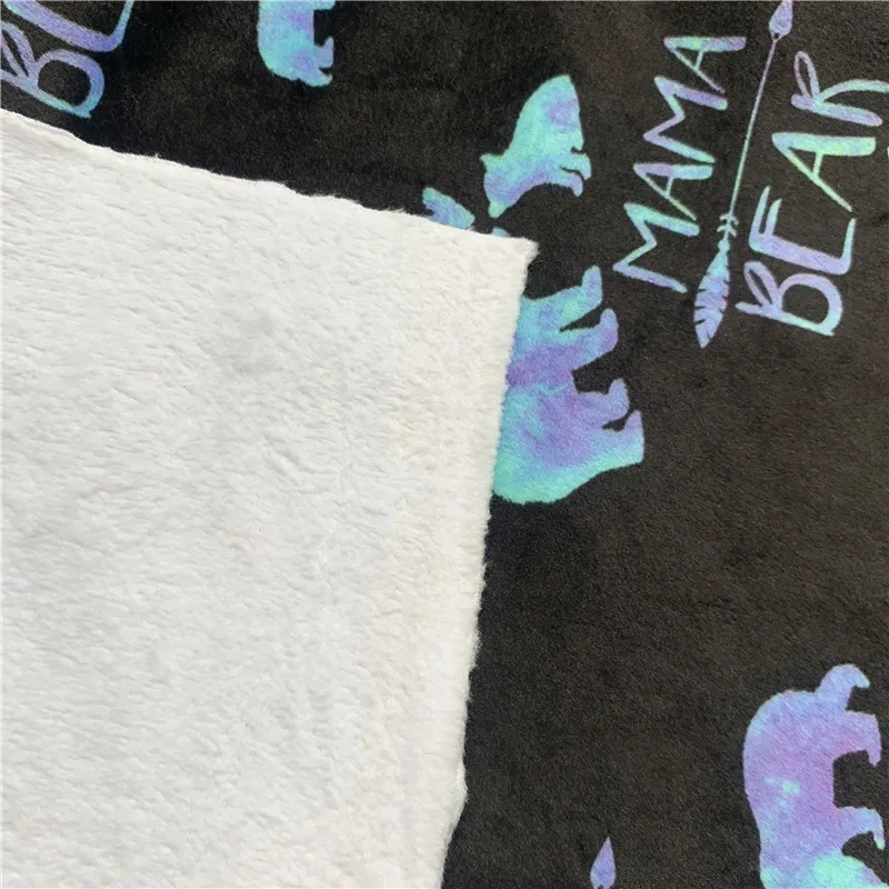 Digital printing 95% Polyester 5%Spandex Stretch custom printed double side squish minky plush lycra fabric330GSM