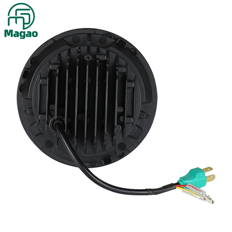 
auto wholesale dot emark 7 inch 12v 32v round led headlight h4 high low beam for cars 