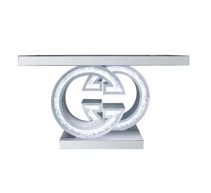 2022 High Quality Classic Mirrored Console Table with Wall Mirror Sets