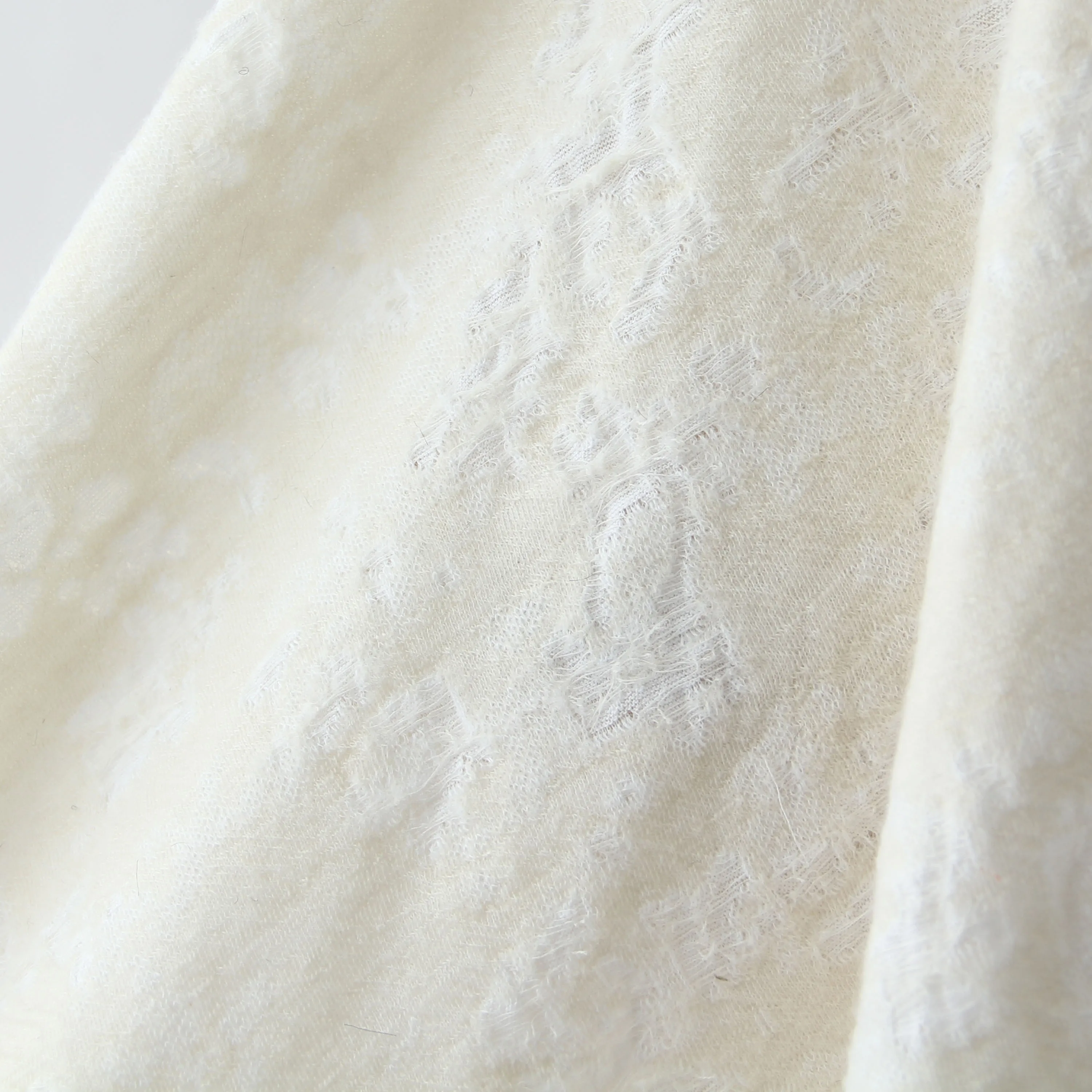 High Quality Cotton Wool Fabric Warm And Soft Double-Layer Composite Jacquard Fabric For Coat Dress Scarf Blazer Pants Hat Cape