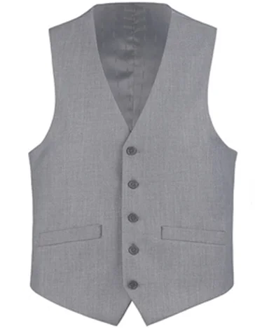 Мужской костюм, жилет, Официальный однобортный жилет