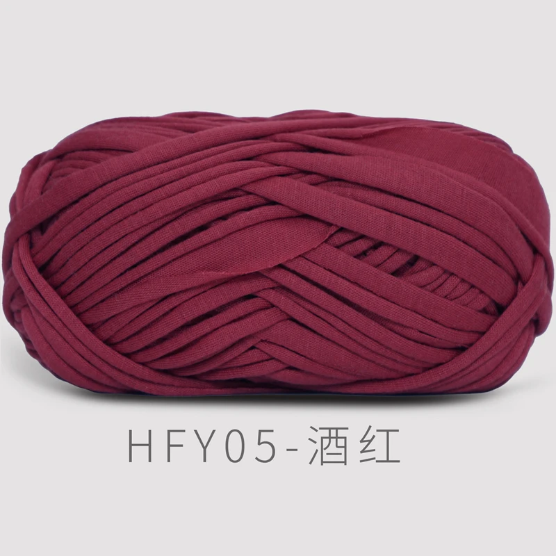 RongMeiXuan 100g Solid Color T Shirt Yarn Cotton Crochet For Diy Hand Knitting